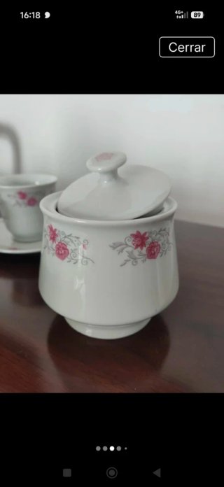 Juego de café de porcelana