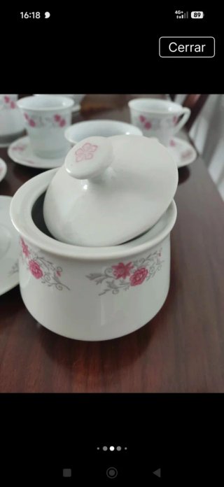 Juego de café de porcelana