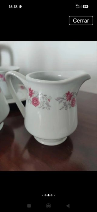 Juego de café de porcelana