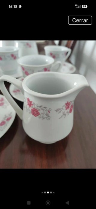 Juego de café de porcelana