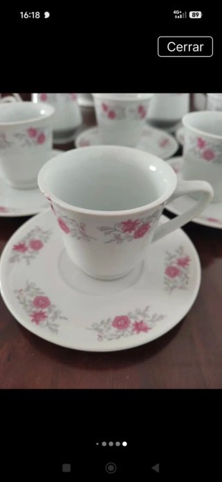 Juego de café de porcelana