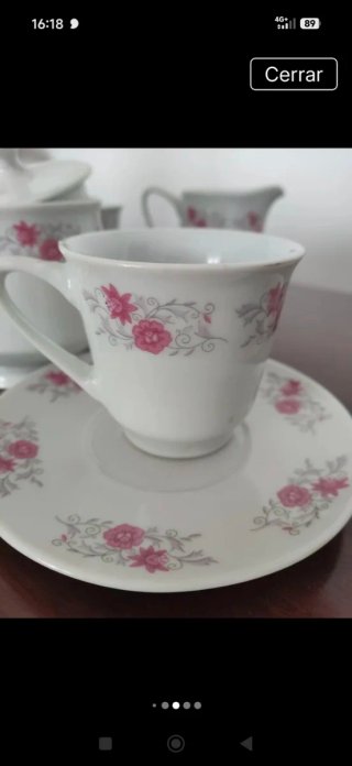 Juego de café de porcelana