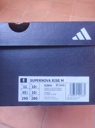 Adidas Supernova Rise M Negro/Plata