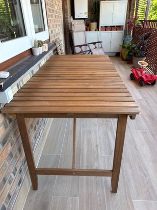 Mesa Jardín Madera Ikea Askholmen 143x75