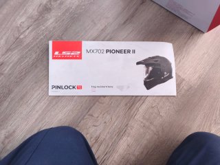 Casco LS2 Strobe II Talla M Negro Nuevo