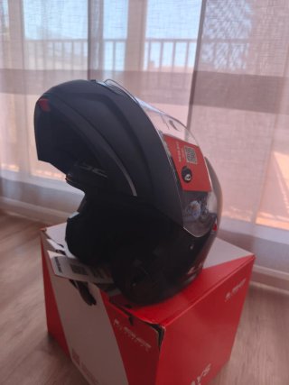 Casco LS2 Strobe II Talla M Negro Nuevo