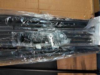 Perchero Doble Industrial Ruedas SONGMICS HSR62BK