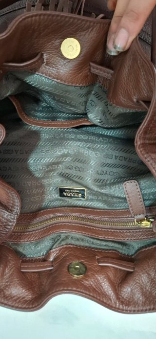 Bolso Prada Marrón Piel de cervo