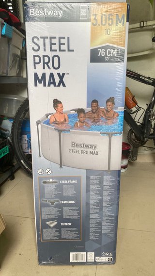 Piscina Bestway Steel Pro MAX + Tapa