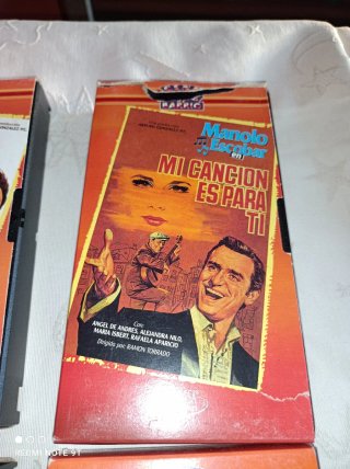 Lote 5 VHS Manolo Escobar