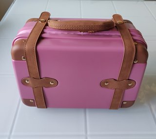 Neceser Maletín Vintage Rosa y Marrón ed. Limitada