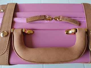 Neceser Maletín Vintage Rosa y Marrón ed. Limitada