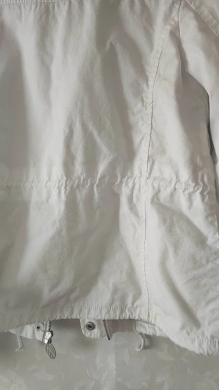 Chaqueta Bershka Mujer Blanca