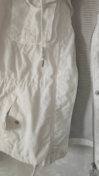 Chaqueta Bershka Mujer Blanca