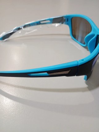 Gafas sol deportivas polarizadas UV400 negro/azul