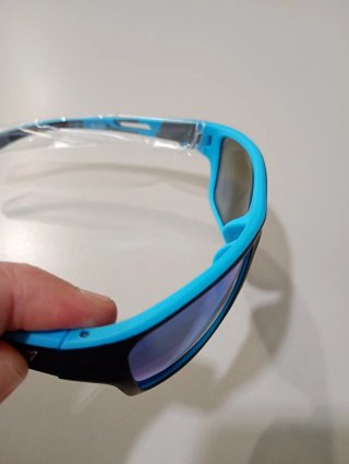 Gafas sol deportivas polarizadas UV400 negro/azul
