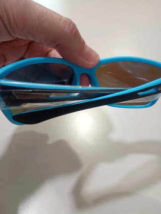 Gafas sol deportivas polarizadas UV400 negro/azul