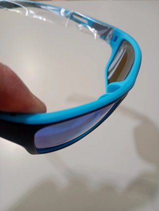 Gafas sol deportivas polarizadas UV400 negro/azul