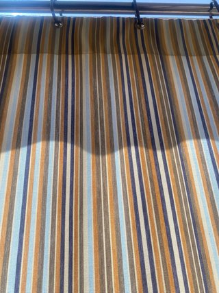 6 Cortinas de loneta fina