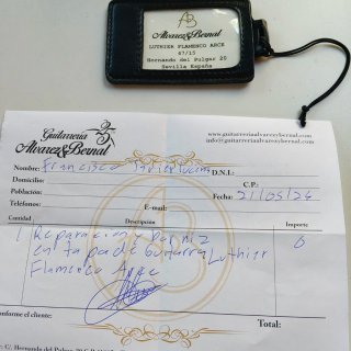 Guitarra flamenca Álvarez Bernal Arce profesional