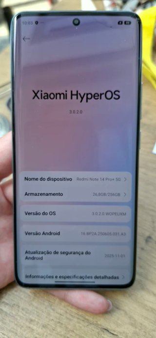 Telemóvel Xiaomi Redmi Note 14 Pro+ 5G Azul