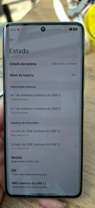 Telemóvel Xiaomi Redmi Note 14 Pro+ 5G Azul