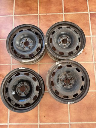 Llantas de acero 15 pulgadas seat leon 1