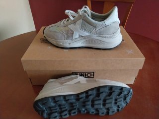Zapatillas Munich Mujer Talla 37 Beige/Blanco