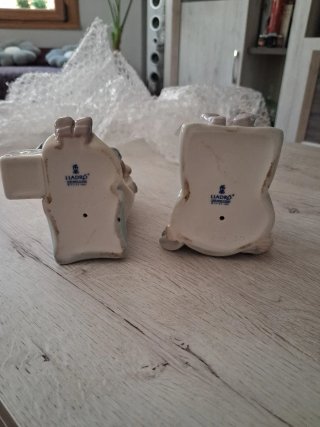 2 Figuras Lladro Payasos con Perros