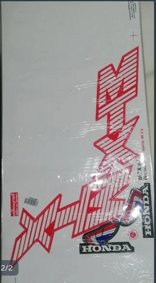 Kit Pegatinas Honda MTX 75 Roja