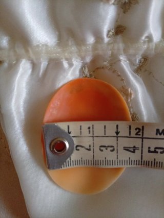 Cameo ovale conchiglia Dama anni 50 Vintage