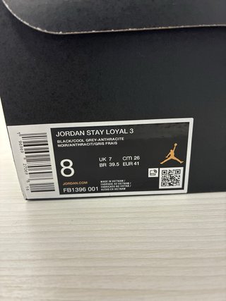 Jordan Stay Loyal 3 Negras Talla 41 ORIGINALES JD