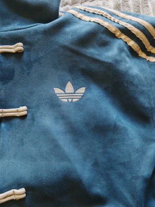 Chaqueta Adidas Año Nuevo Chino Talla M Azul