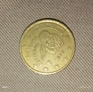 Moneda 10 céntimos España 1999