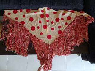Traje de Flamenca MARICRUZ + Mantoncillo + Enagua