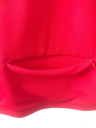 Maillot Btwin Ciclismo XS Rojo Bolsillo