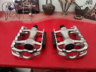 Pedales de Bicicleta MTB Plata
