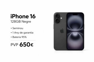 iPhone 16 128GB Negre