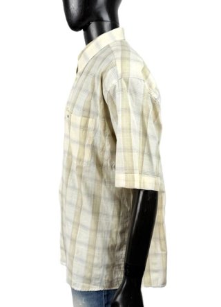 Camicia Tommy Hilfiger Uomo XXL Beige Quadri