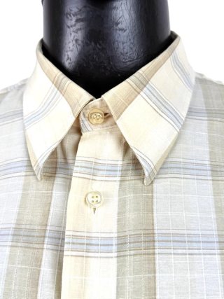 Camicia Tommy Hilfiger Uomo XXL Beige Quadri