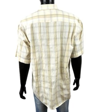 Camicia Tommy Hilfiger Uomo XXL Beige Quadri