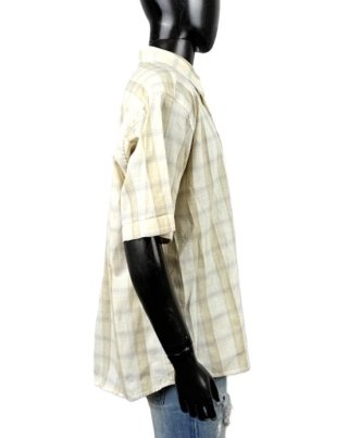 Camicia Tommy Hilfiger Uomo XXL Beige Quadri