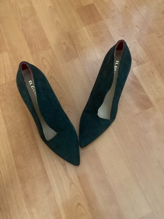 Zapatos de tacón El Ganso verdes nuevos