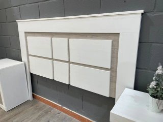 Cabecero y 2 mesitas de noche