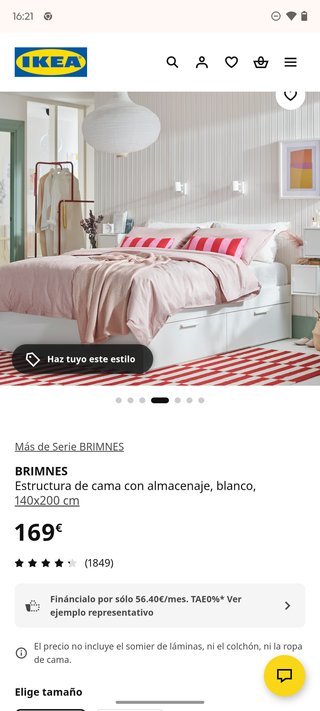 4 Cajones de la cama BRIMNES IKEA
