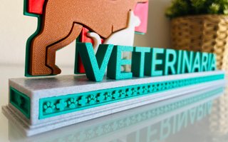 Cartel Decorativo Clínica Veterinaria
