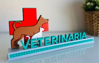 Cartel Decorativo Clínica Veterinaria