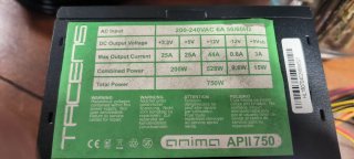Fuente Alimentación PC Tacens 750W