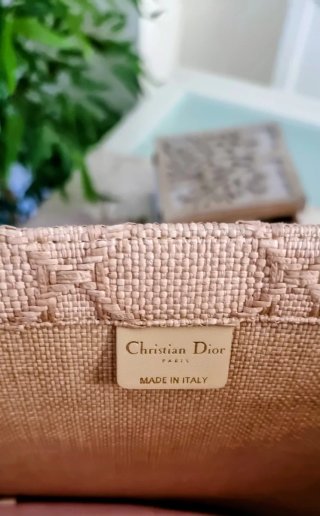 Borsa Dior Book Tote Grande Classico Beige