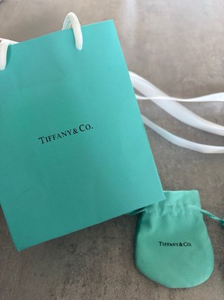 Collana Tiffany & Co. Cuori Argento e Teal